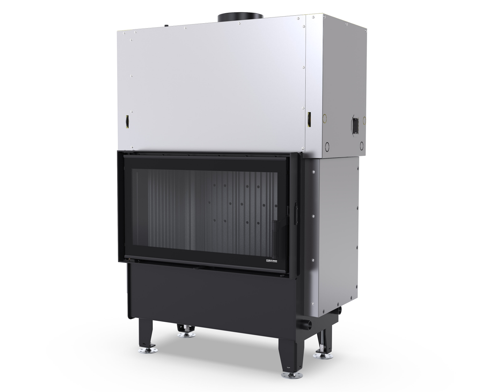 KOMINEK WKŁAD KOMINKOWY Z PŁASZCZEM WODNYM DEFRO RIVA M SHORT - obrazek 3