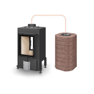 Wkład kominkowy Romotop DYNAMIC T 3G 44.55.01M z akumulacją