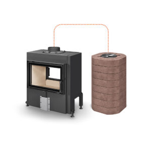 Wkład kominkowy Romotop DYNAMIC T 3G 66.44.01M z akumulacją