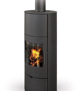 Piecyk Kominek Romotop EVORA H metal z akumulacją