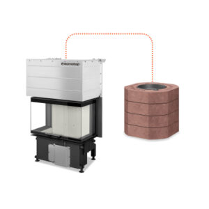 Wkład kominkowy Romotop IMPRESSION C 3G L 74.51.37.24 jasna komora