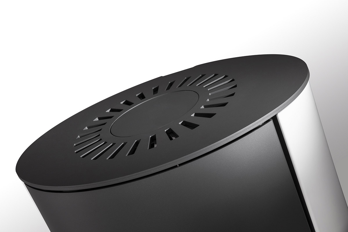 Piecyk Kominek Romotop LUGO N01 Akumulacyjny ceramika - obrazek 3