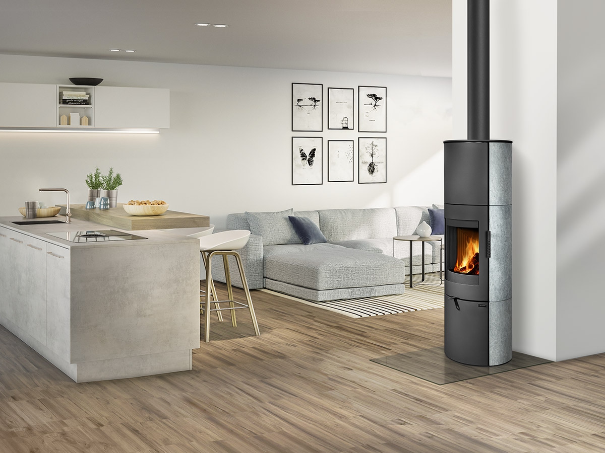 PROMOCJA Piecyk Kominek Romotop LUGO N02 Akumulacyjny kamień - obrazek 4