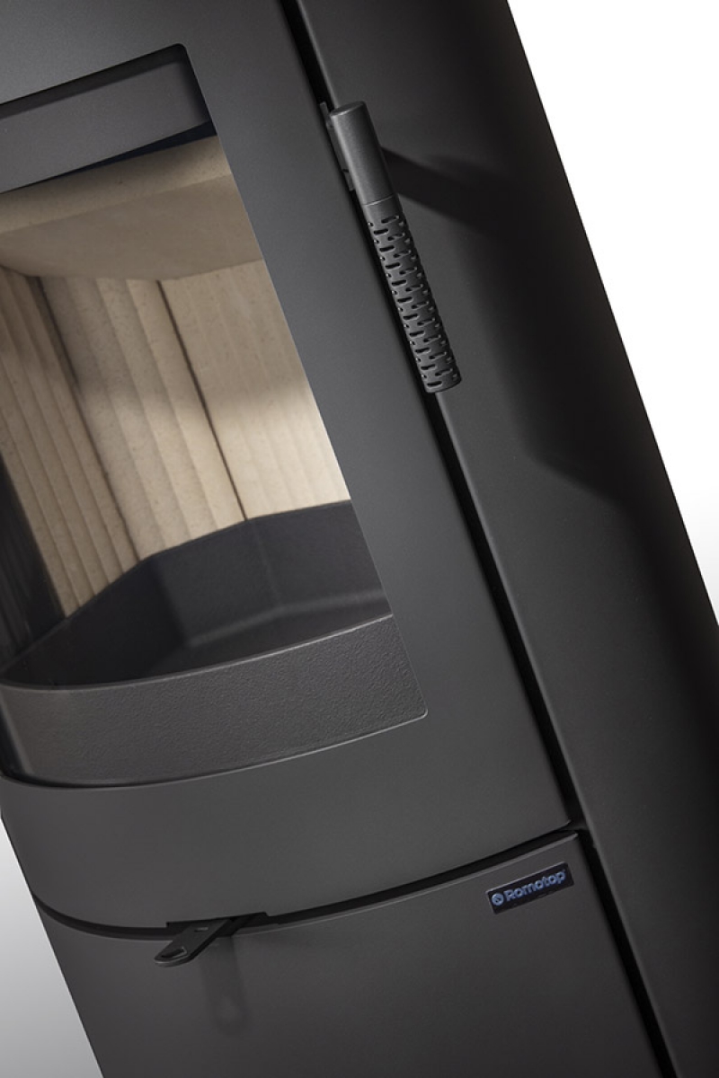 Piecyk Kominek Romotop LUGO N03 Akumulacyjny metal - obrazek 3