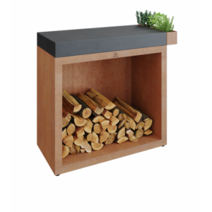 OFYR Butcher Block Storage 90 Corten Ceramika Ciemnoszara