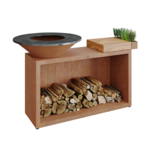 OFYR Island Corten 85 Drewno Tekowe