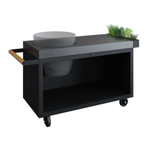 PROMOCJA! OFYR Kamado Table Black 135 PRO Beton BGE