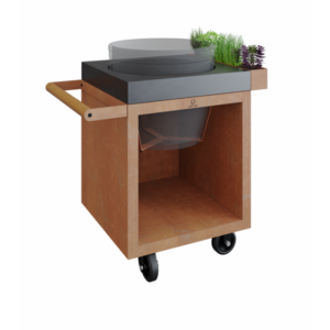 OFYR Kamado Table Corten 65 PRO Beton BGE