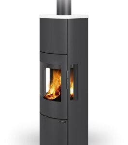 Piecyk Kominek Romotop PARLA H 3S ceramika z akumulacją