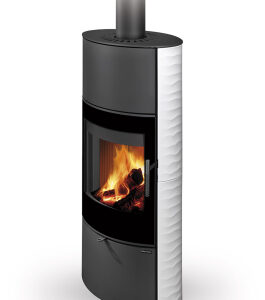 Kominek Piecyk Romotop SONE G H ceramika ryflowana z akumulacją