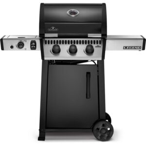 Grill gazowy Napoleon LEGEND 365 z palnikiem bocznym Sizzle Zone Czarny